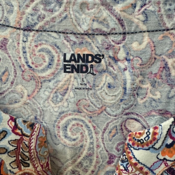 Lands End Short Cotton Dress Size large - Picture 2 of 5